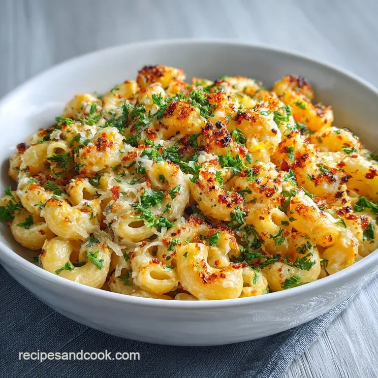 Velvety Vegetarian Mac and Cheese with Panko Crust