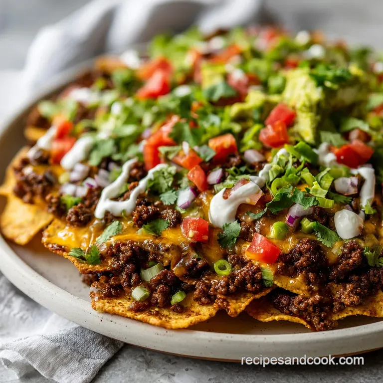 Neatly arranged potato chips boast rich, meaty chili, creamy avocado, and a vibrant pico de gallo. A balanced and beautifu...